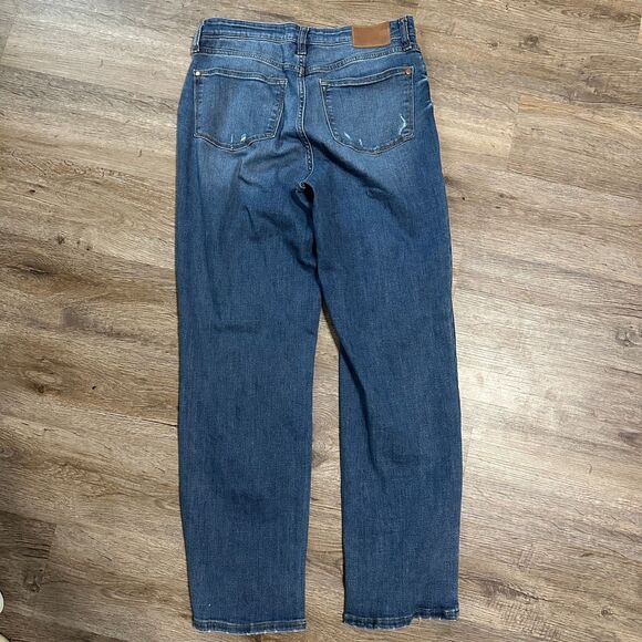 Judy Blue Straight Fit Jeans Size 3/26 High Rise Medium Wash Denim - Picture 8 of 8